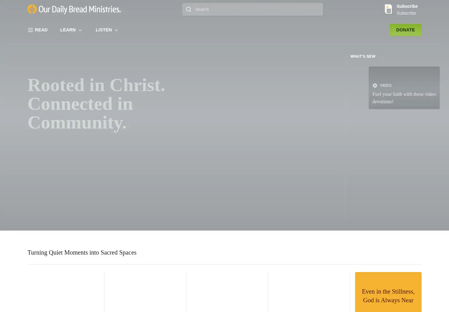 Captured homepage of discoverodb.org in the current scan