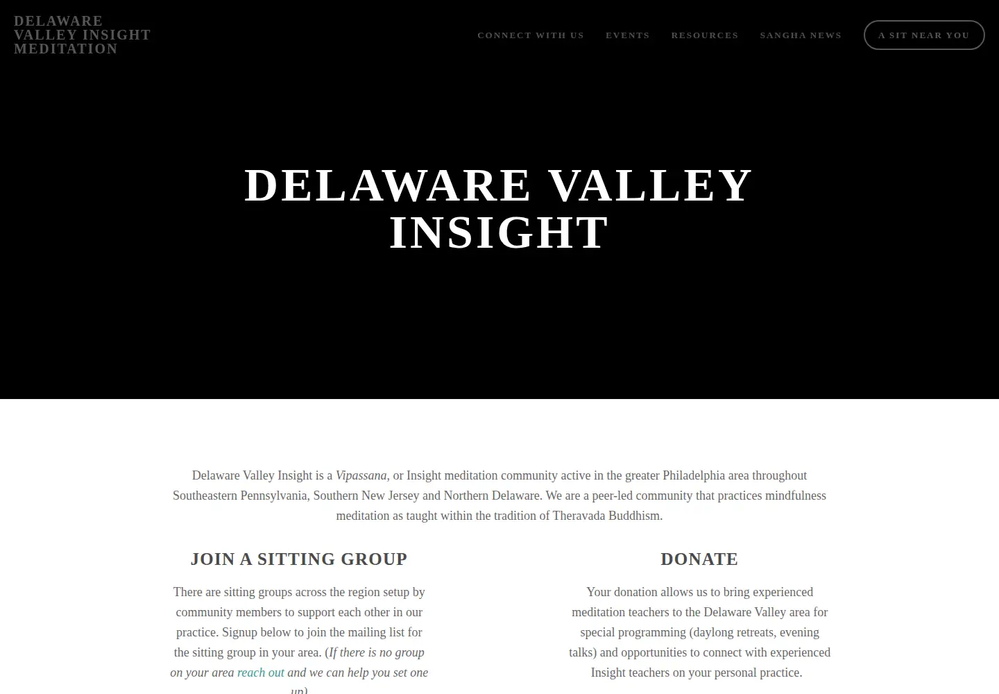 Screenshot of dvinsight.org
