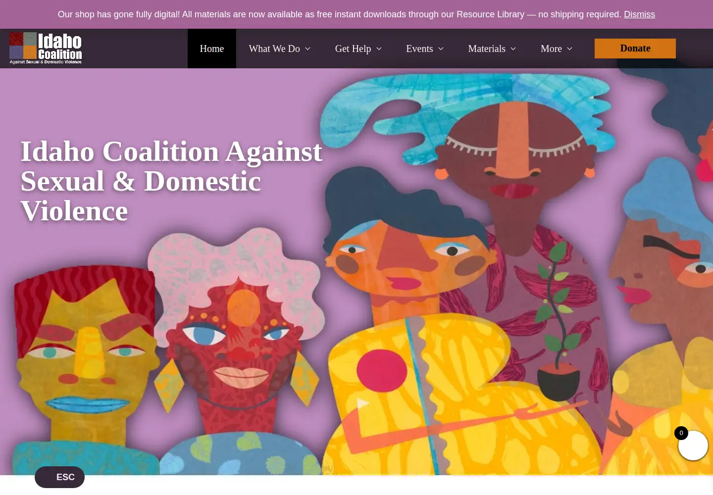 Screenshot of engagingvoices.org