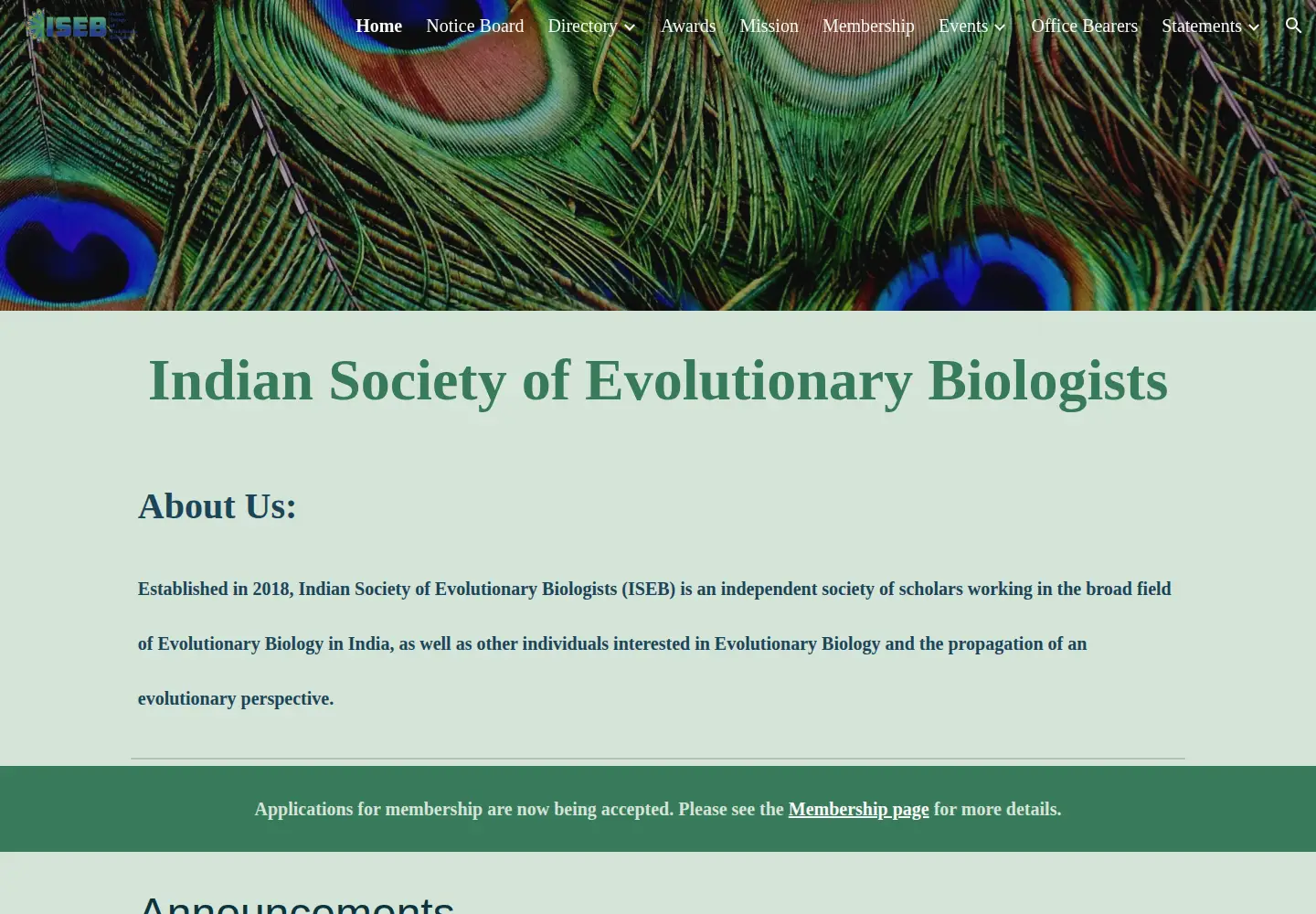 Screenshot of evolutionindia.org