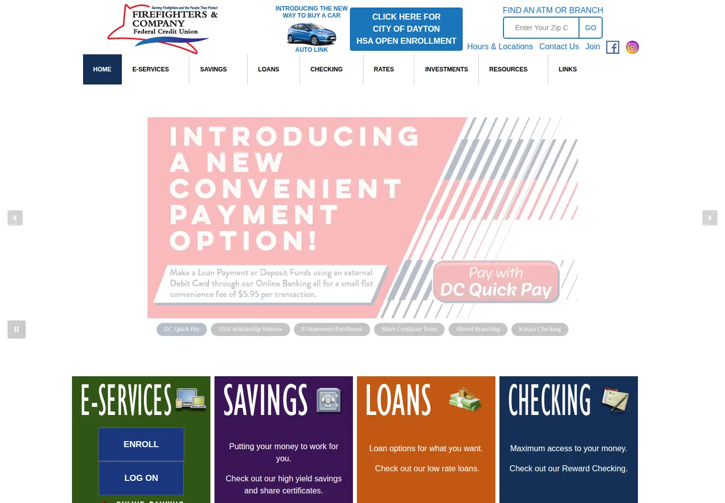 Screenshot of ffcocu.org
