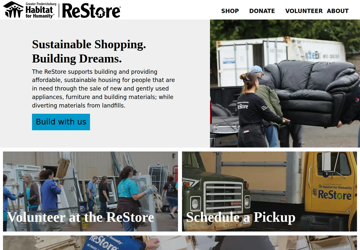 Screenshot of fredrestore.org
