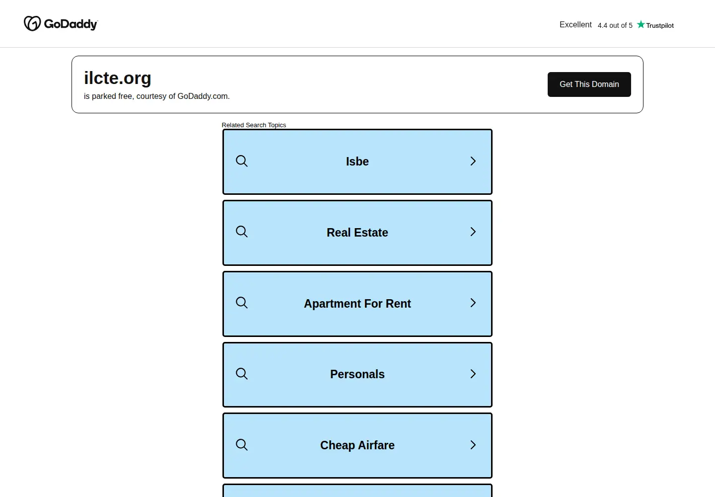 Screenshot of ilcte.org