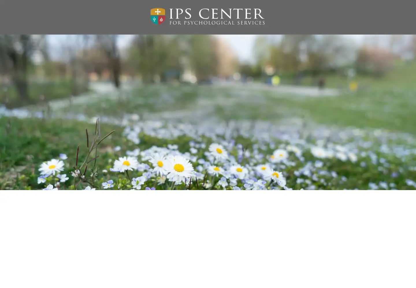 Captured homepage of ipscenter.org in the current scan
