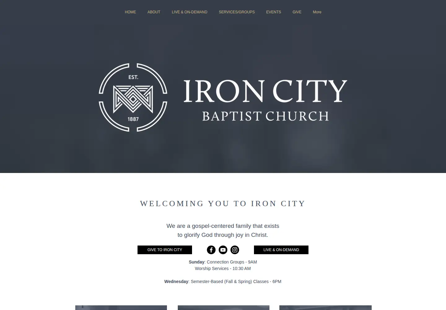 Screenshot of ironcity.org