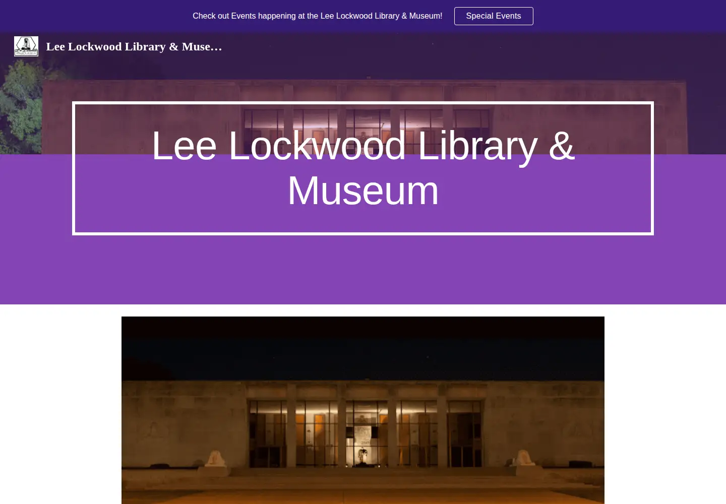 Screenshot of leelockwood.org