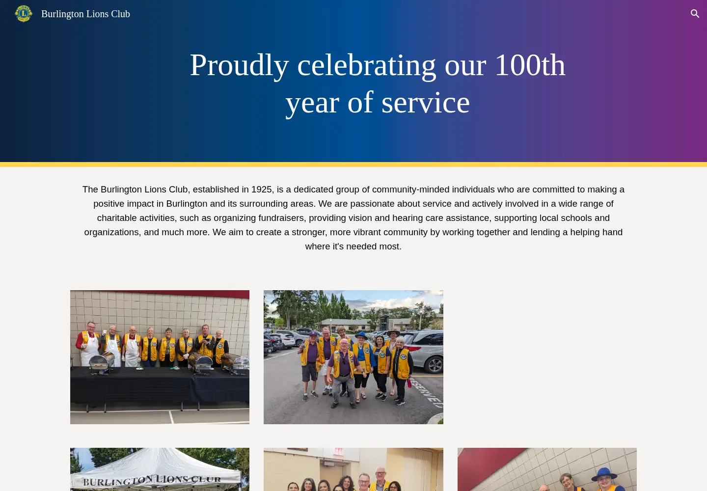 Screenshot of lions14925.org