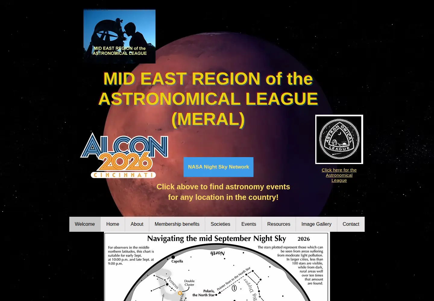 Screenshot of meralastronomy.org