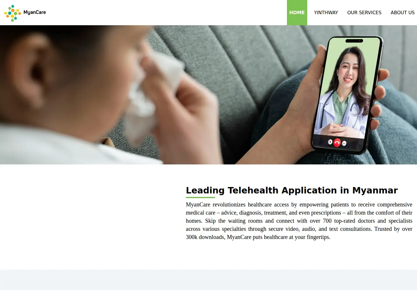 Screenshot of myancare.org