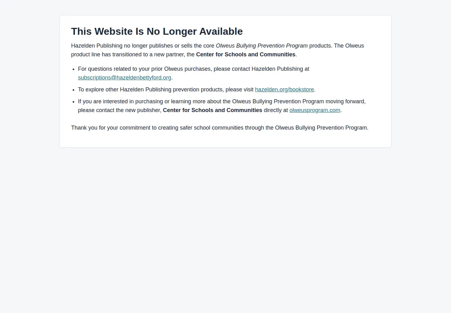 Captured homepage of obqsurvey.org in the current scan