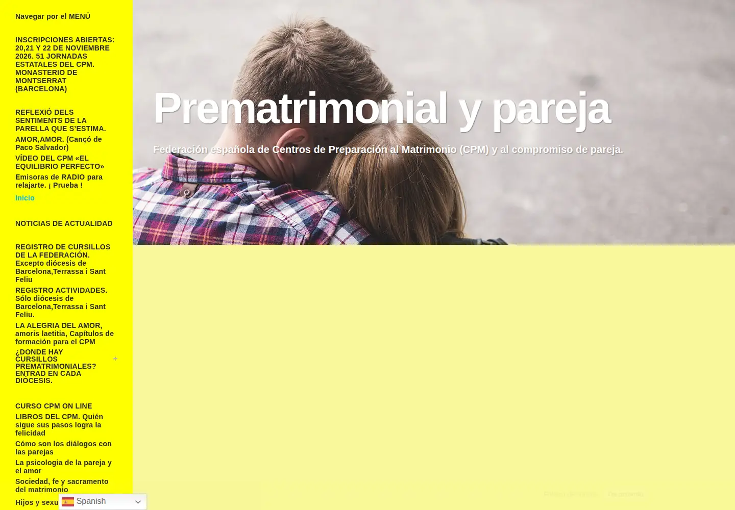 Screenshot of prematrimonialcpm.org