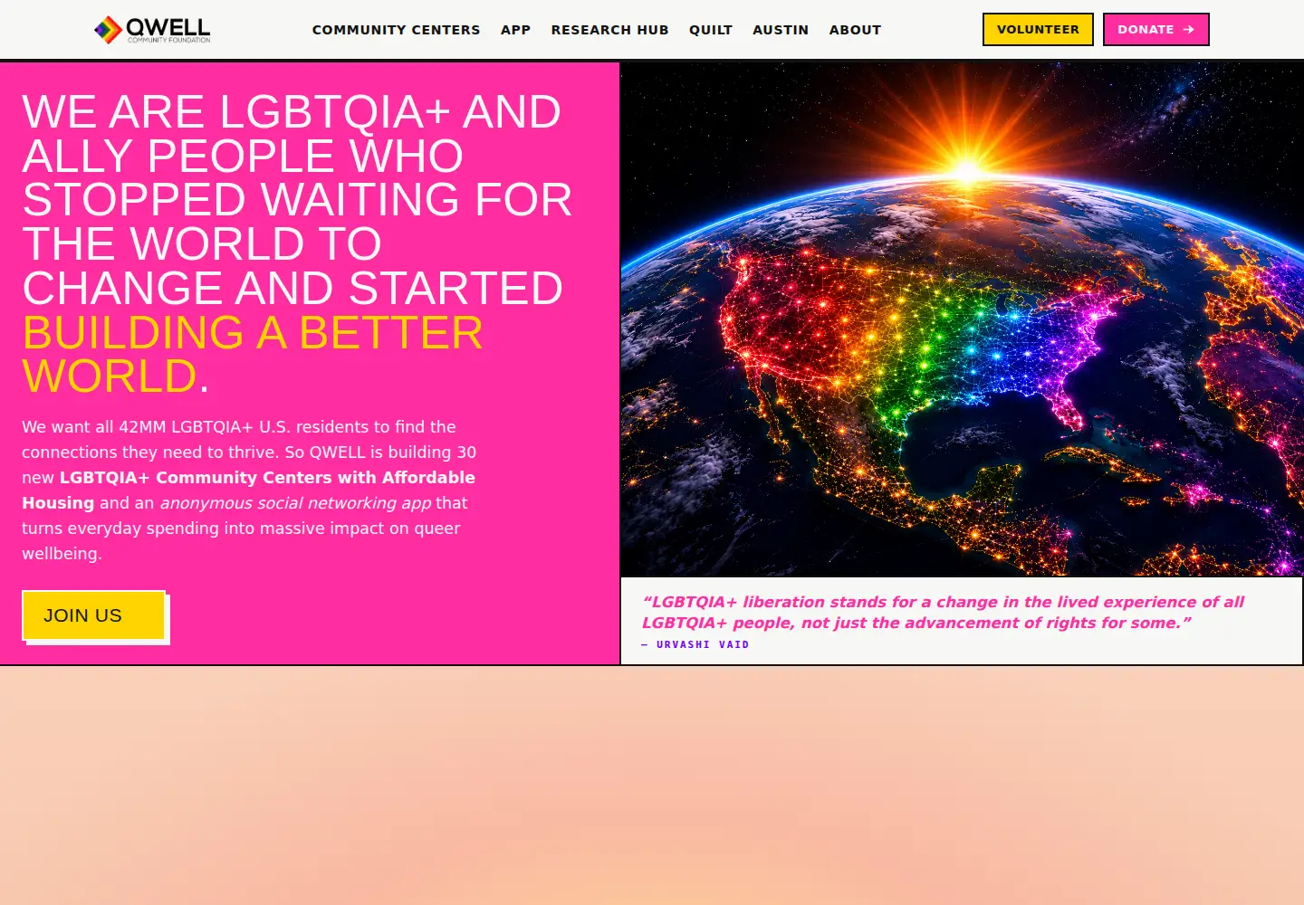 Screenshot of qwellaustin.org