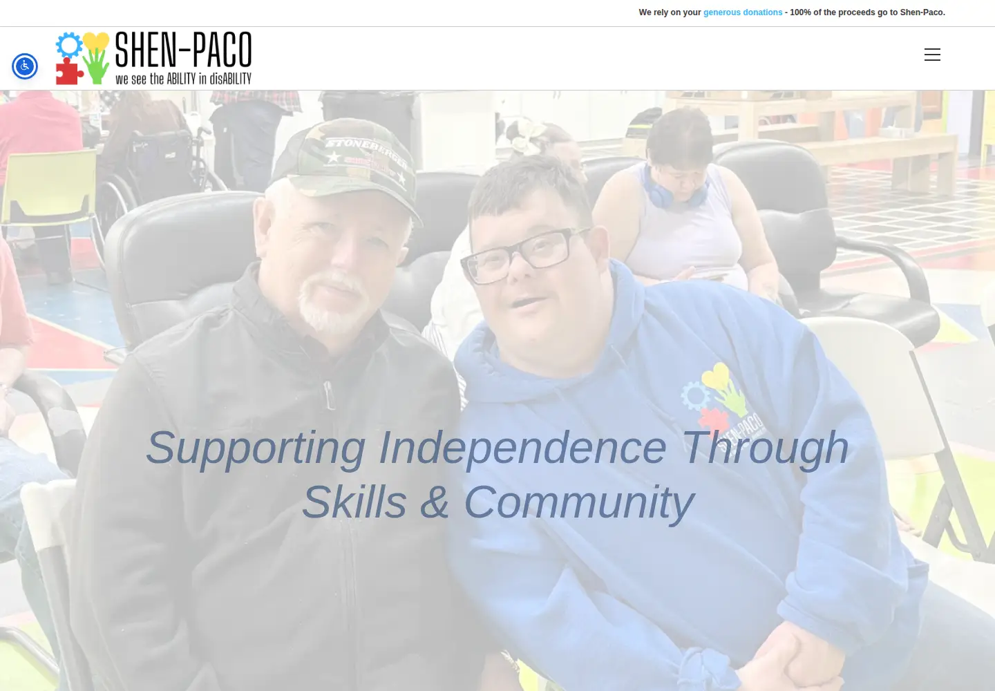 Screenshot of shen-paco.org