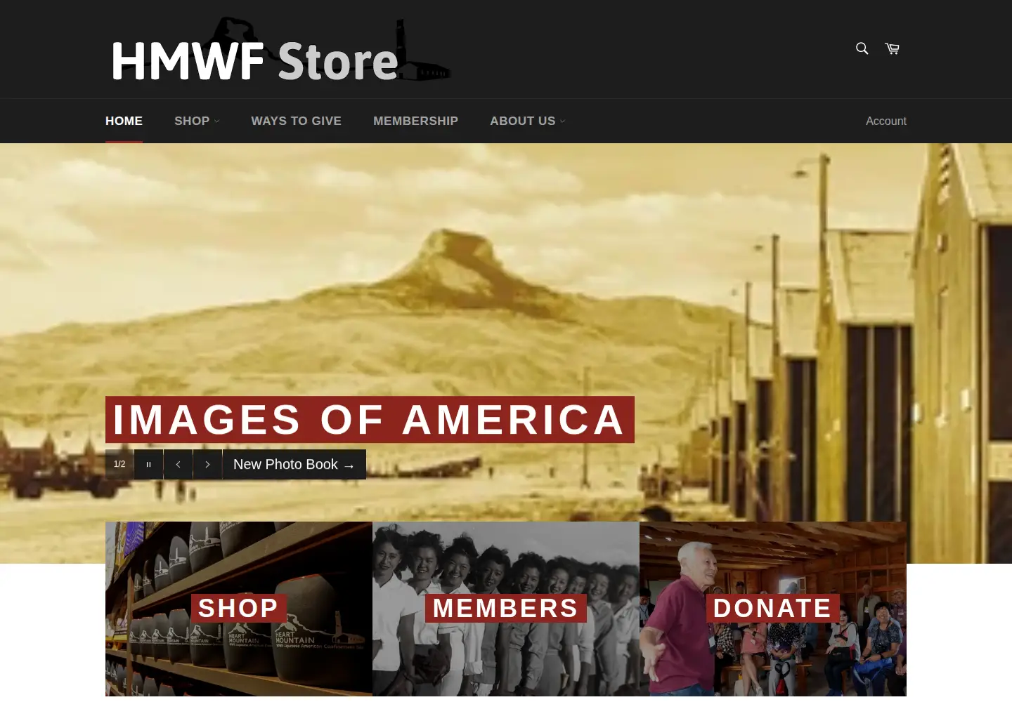 Screenshot of shopheartmountain.org