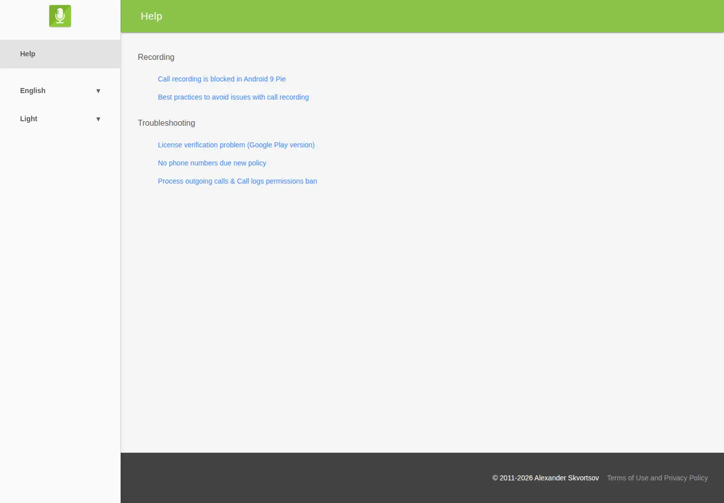 Screenshot of skvalex.org