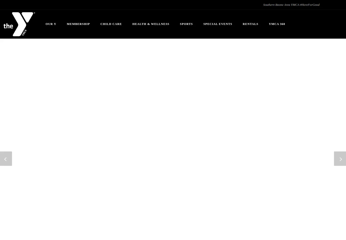 Screenshot of southernbooneymca.org
