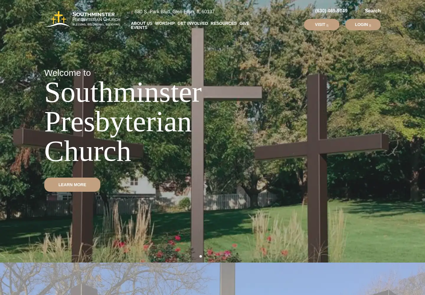Screenshot of southminsterpc.org