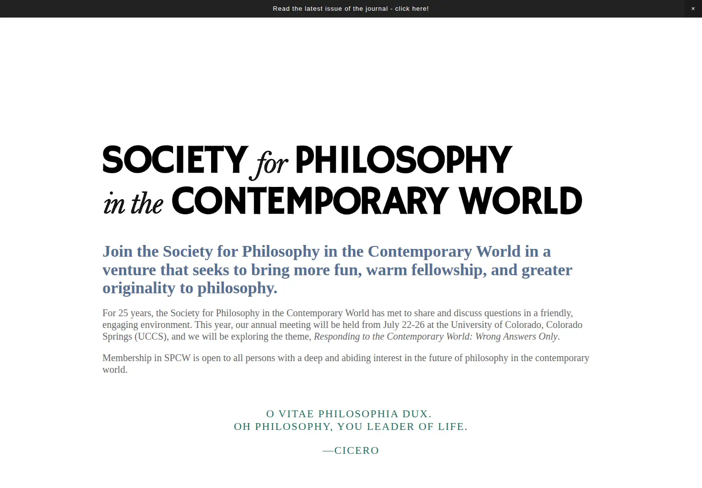 Screenshot of spcw.org