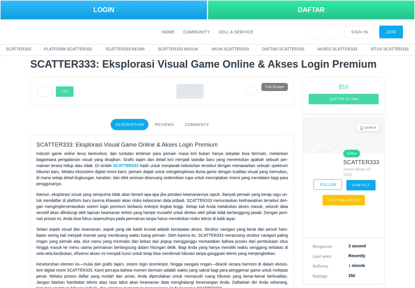 Screenshot of spectramagazine.org
