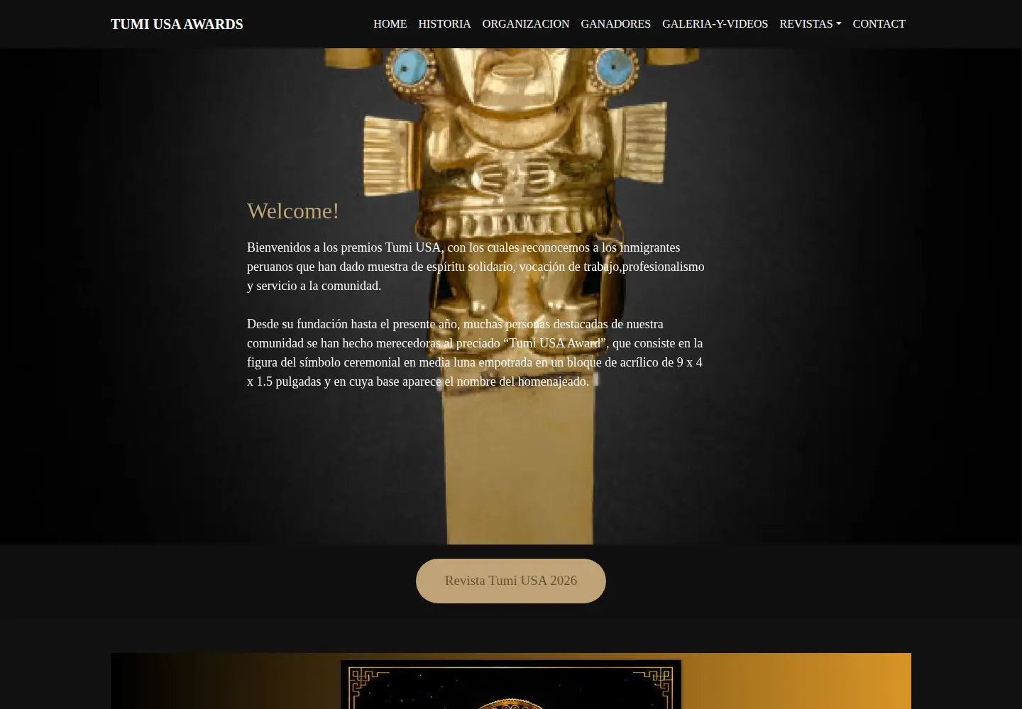 Screenshot of tumiusa.org