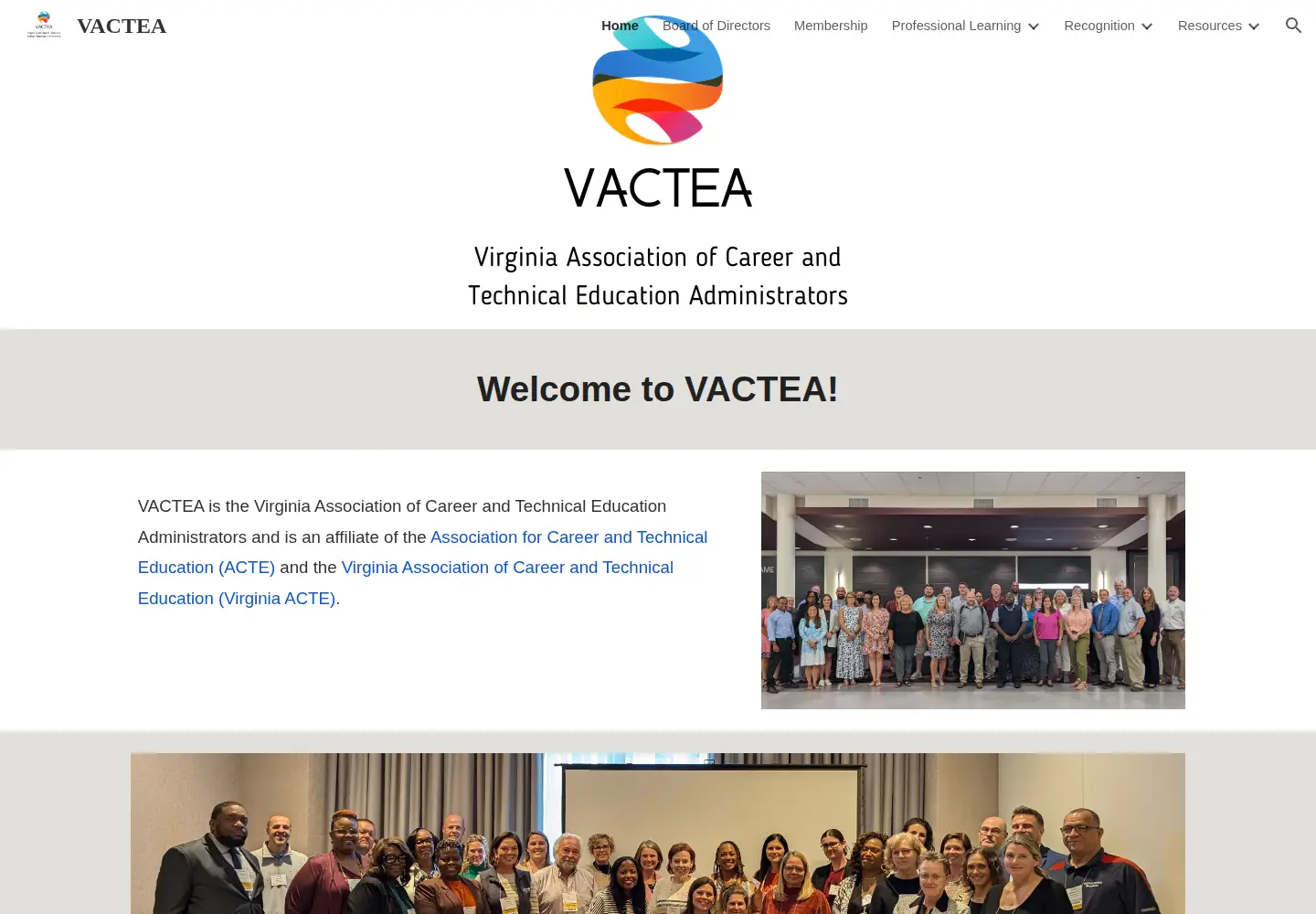 Screenshot of vactea.org