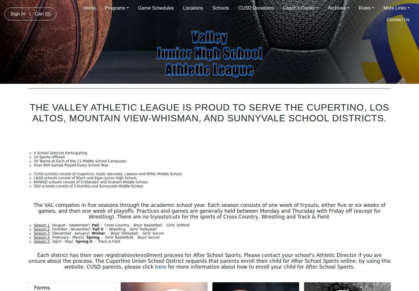 Screenshot of valleyal.org
