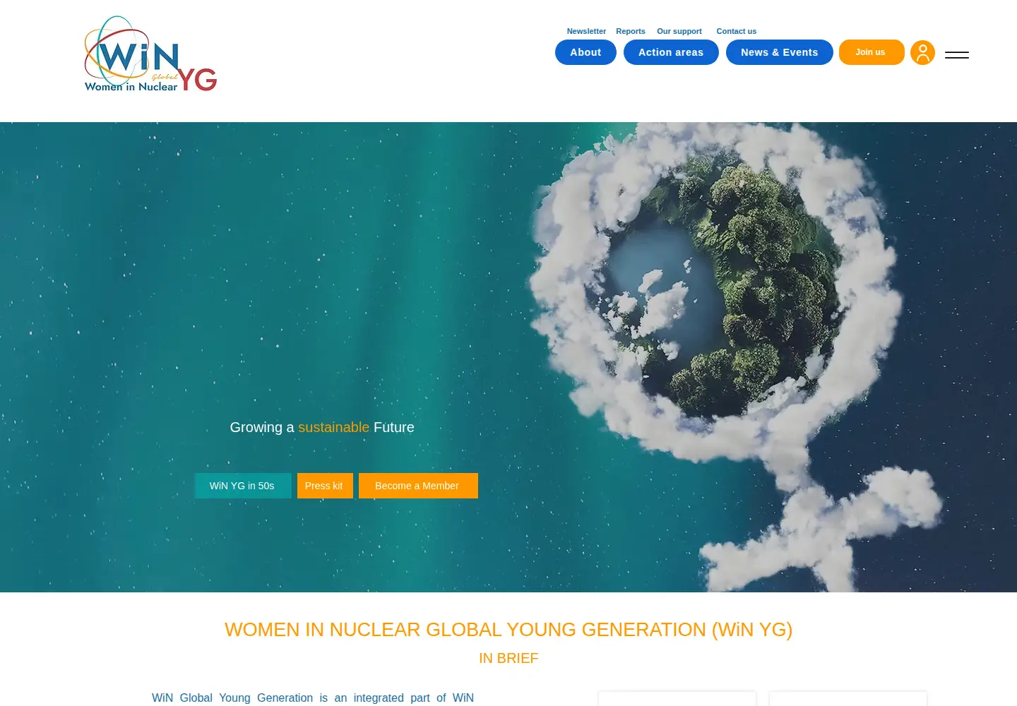 Captured homepage of winglobalyg.org in the current scan