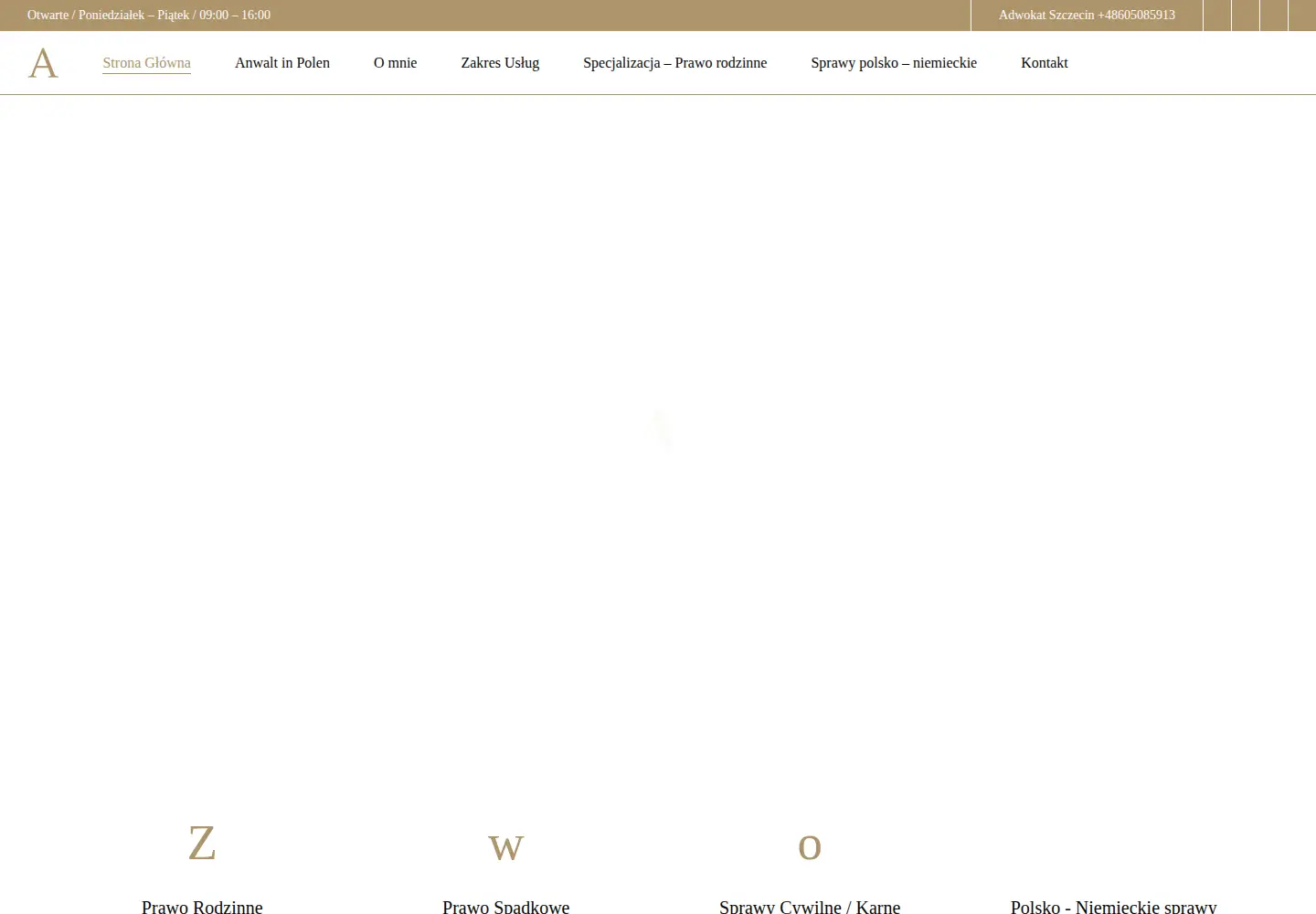 Screenshot of adwokat-osinska.pl