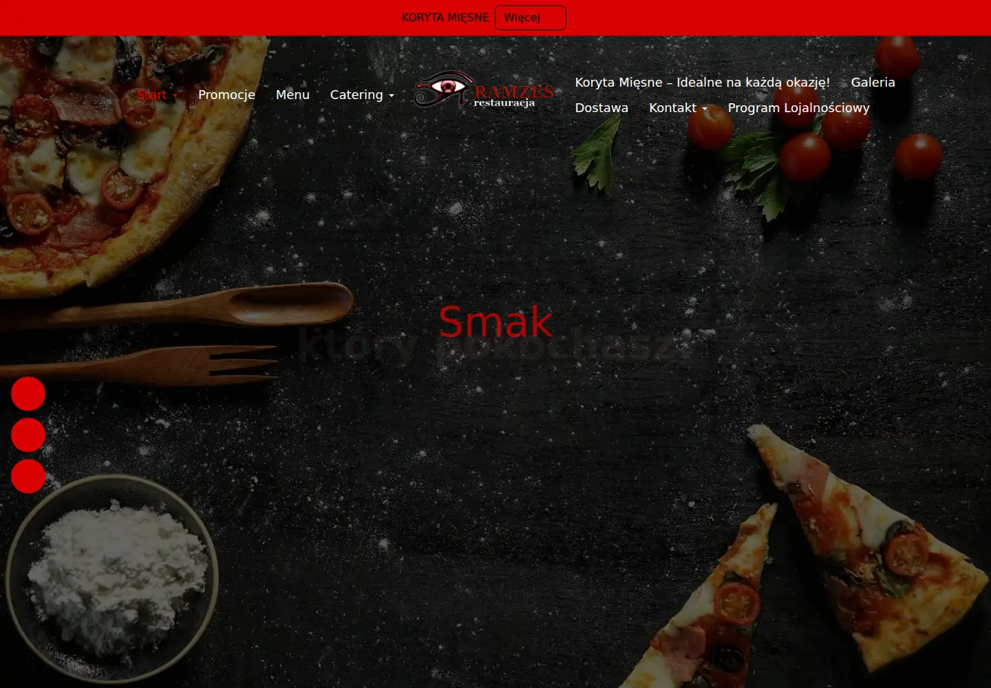 Screenshot of restauracja-ramzes.pl