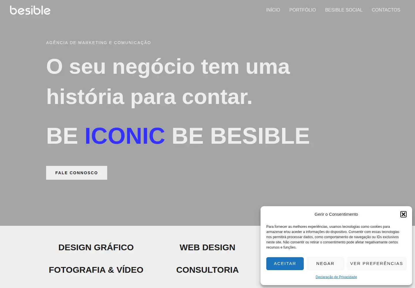 Screenshot of besible.pt