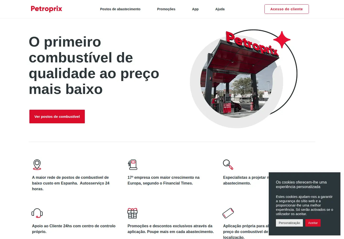 Screenshot of petroprix.pt