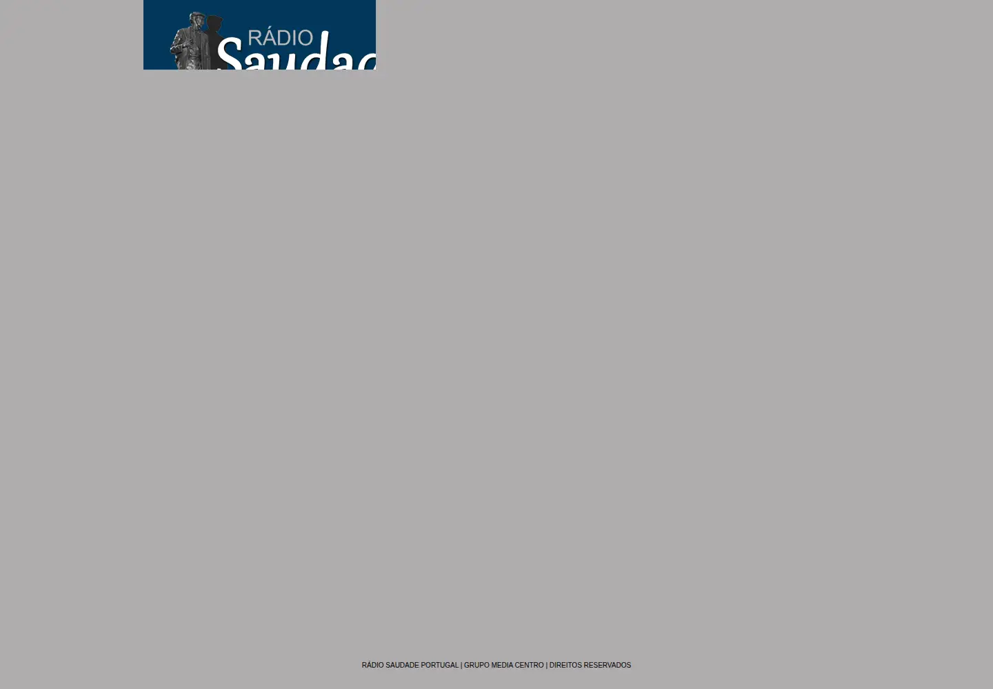 Screenshot of radiosaudade.pt
