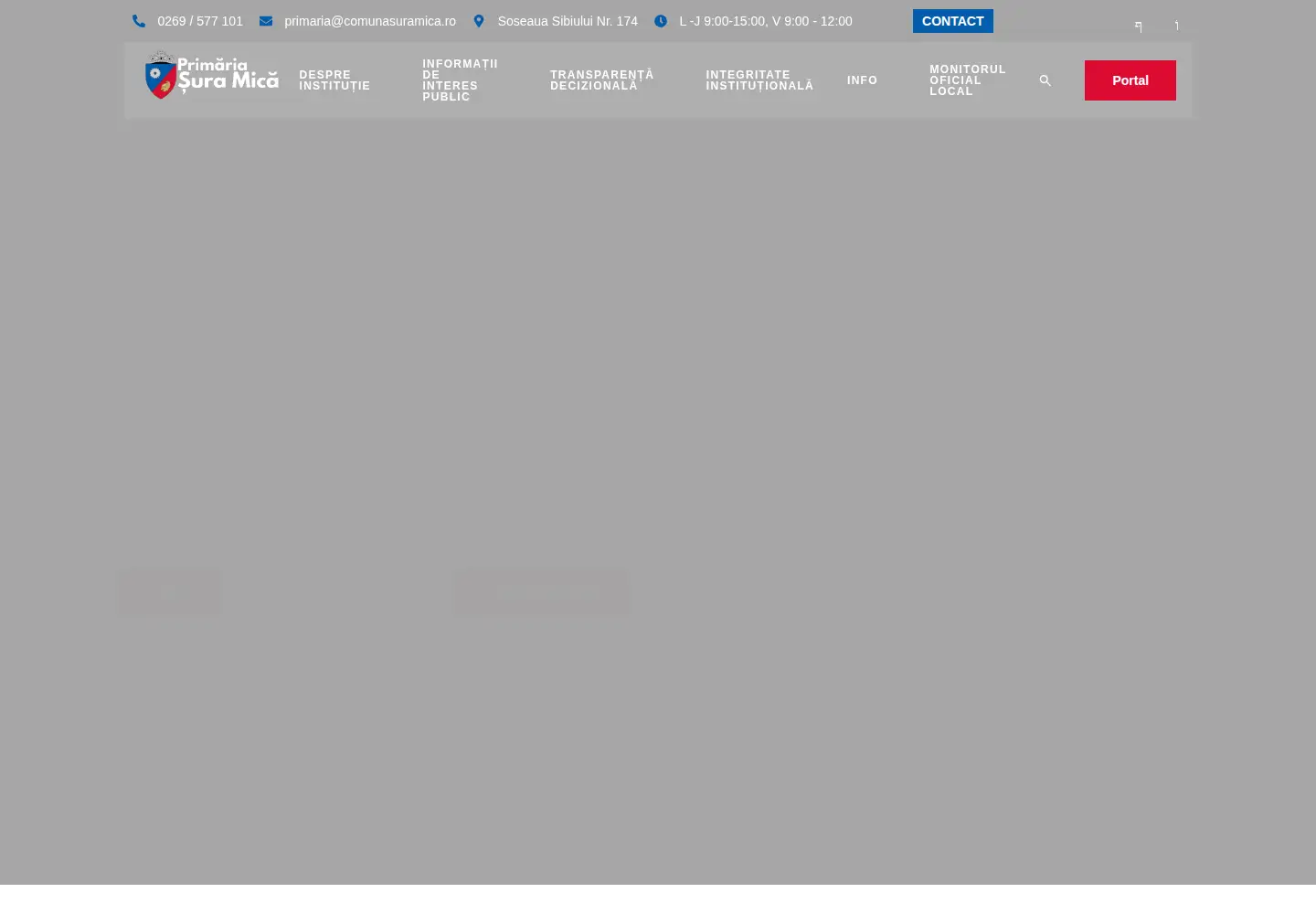 Screenshot of comunasuramica.ro