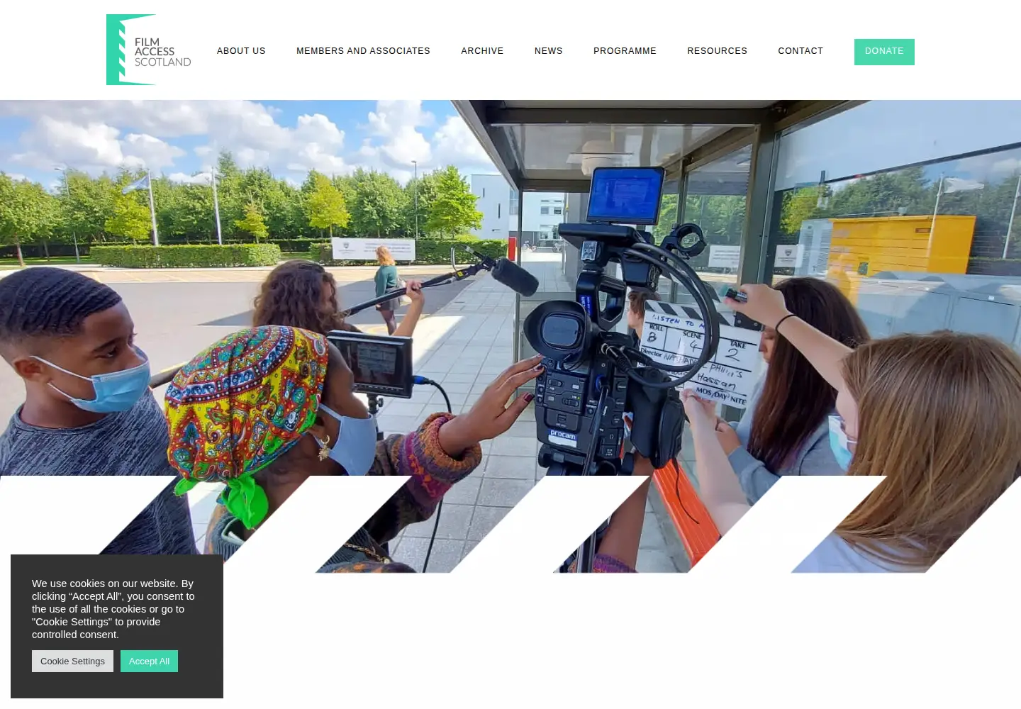Screenshot of filmaccess.scot