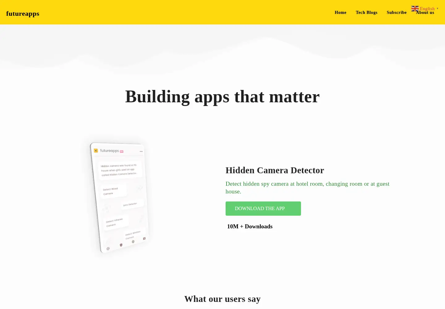 Screenshot of futureapps.site