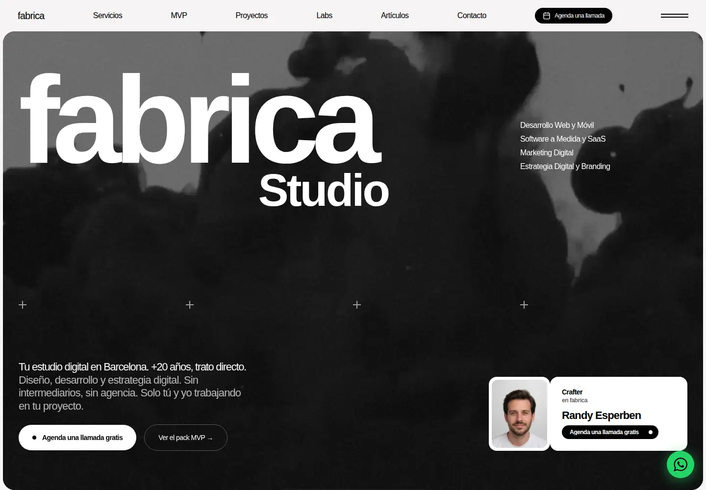 Screenshot of fabrica.studio