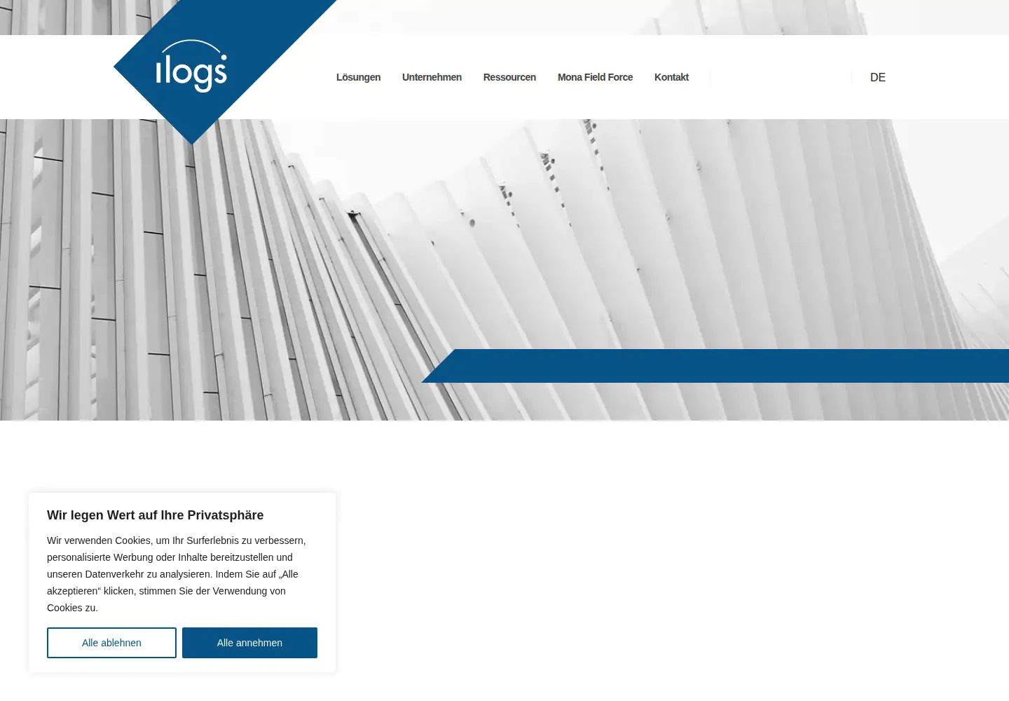 Screenshot of ilogs.systems