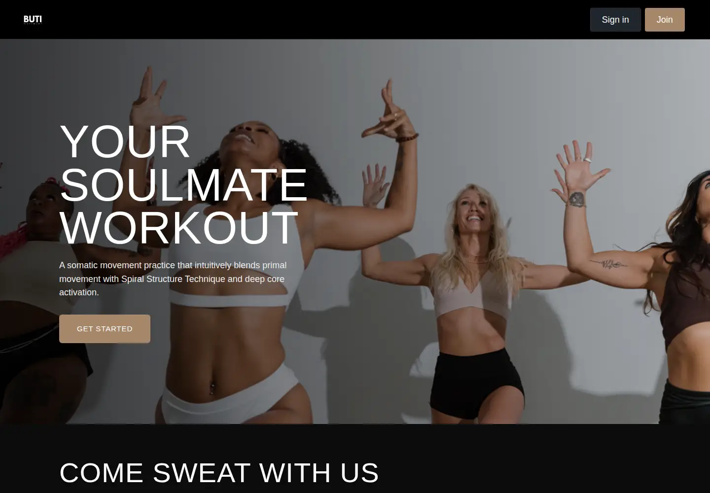 Screenshot of buti.tv