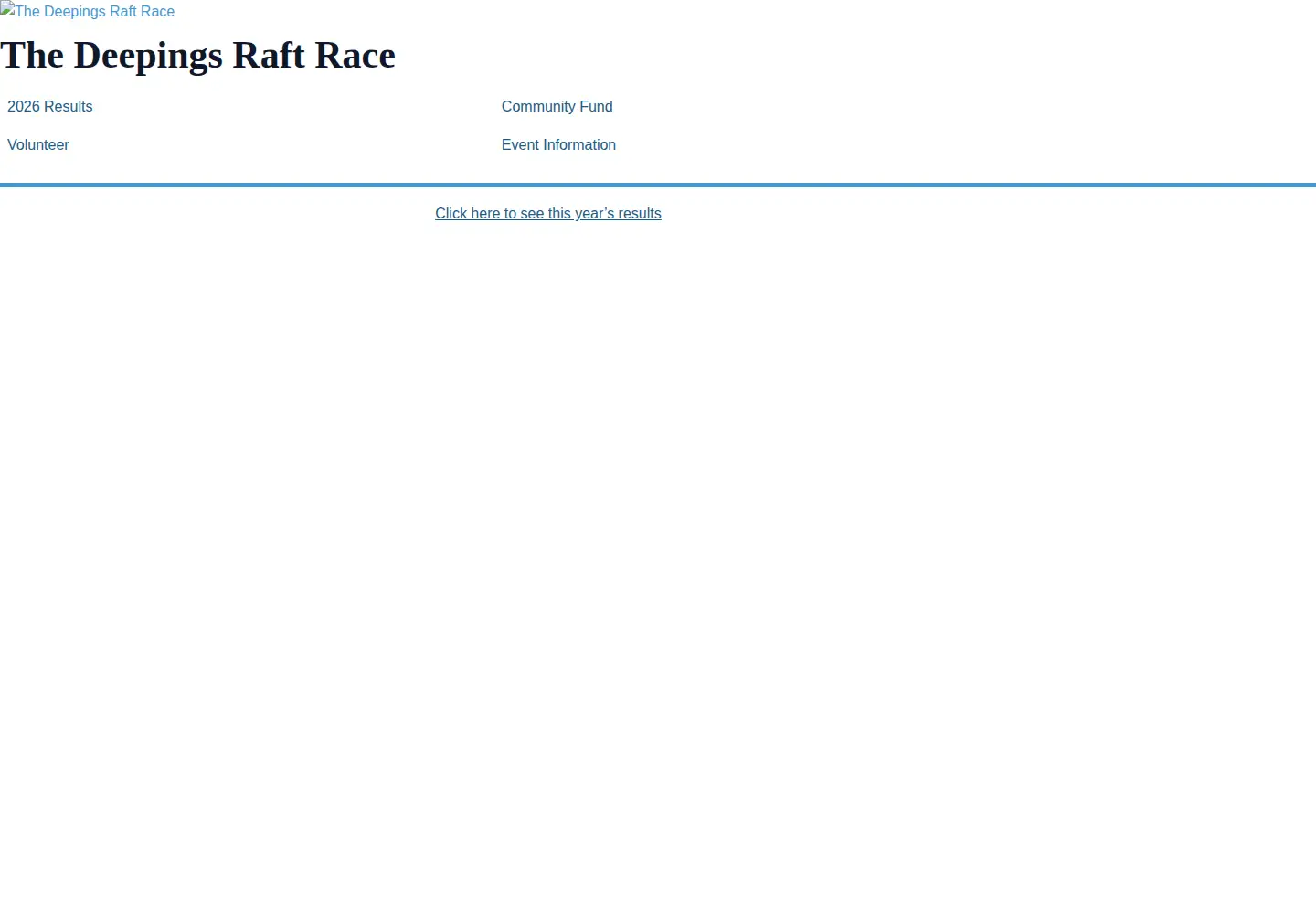 Screenshot of deepingsraftrace.co.uk