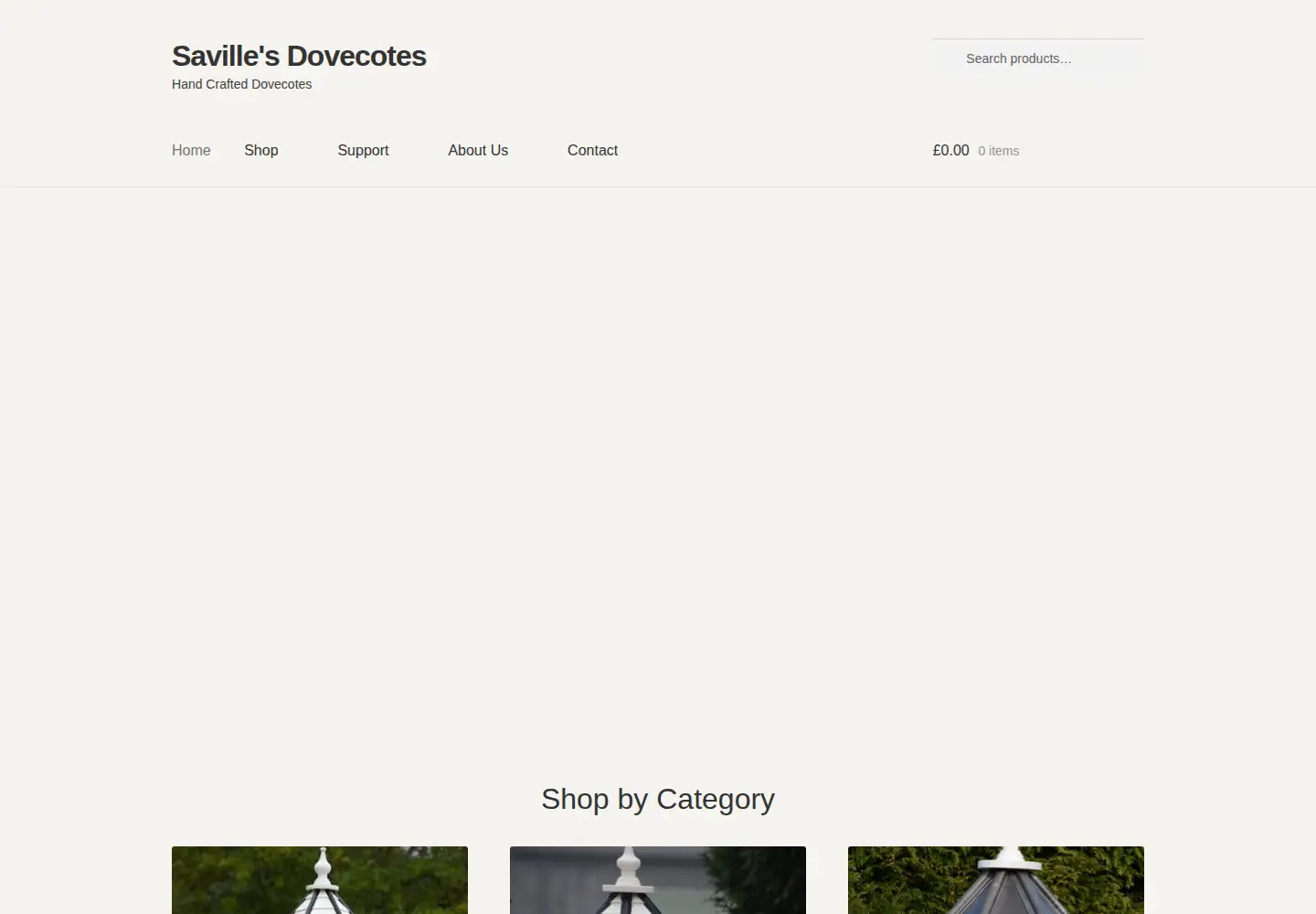 Screenshot of dove-cotes.co.uk