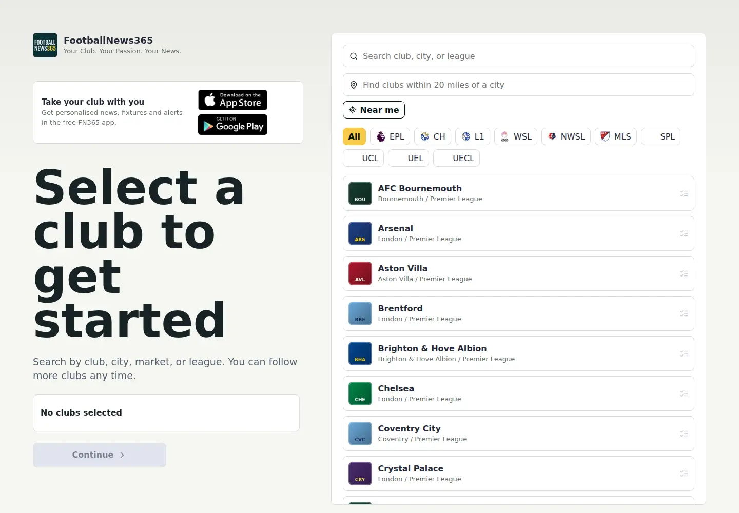 Screenshot of football-news365.co.uk