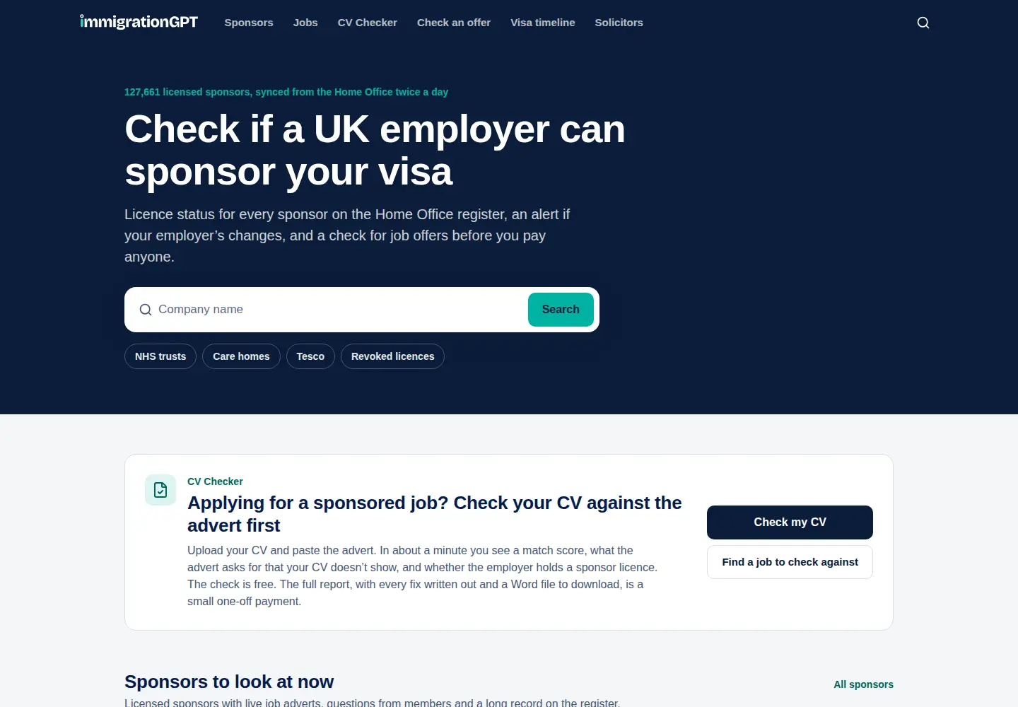 Screenshot of immigrationgpt.co.uk