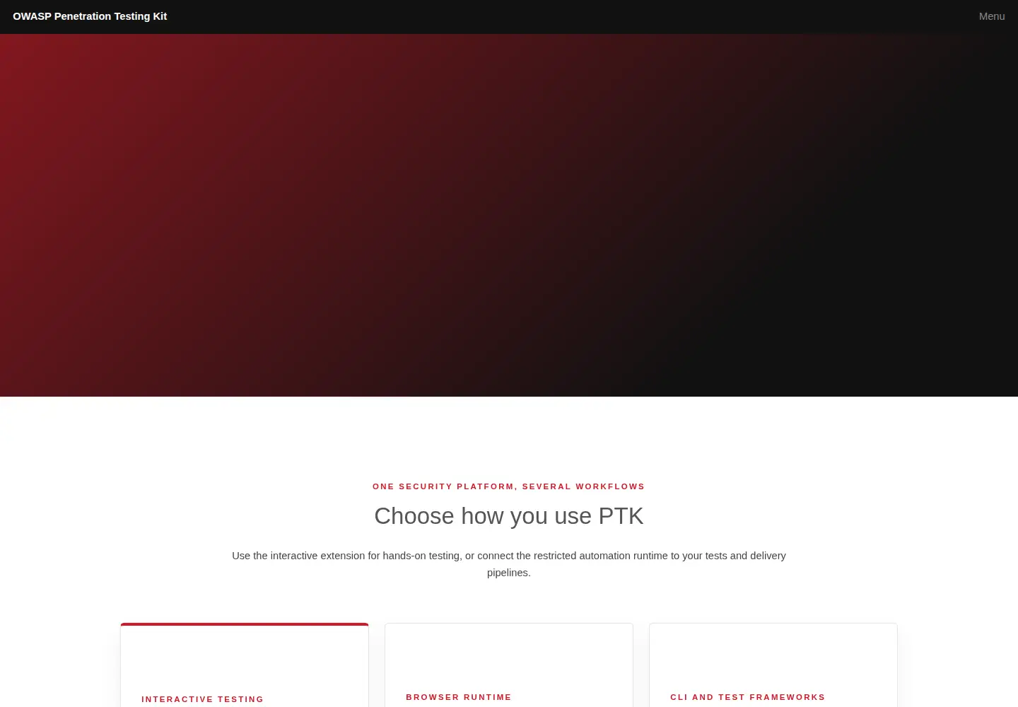 Screenshot of pentestkit.co.uk