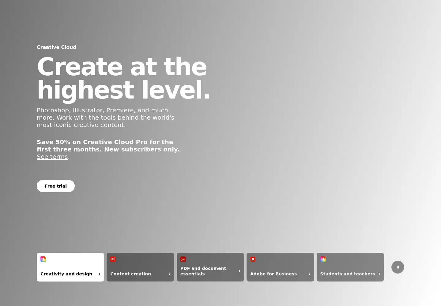 Screenshot of adobe.ly
