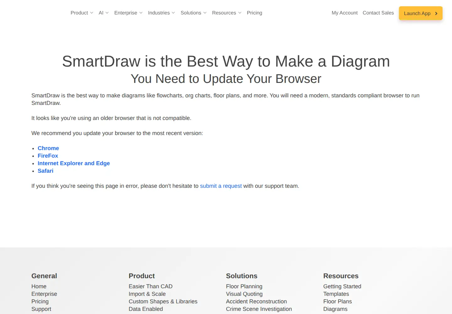 Screenshot of smartdraw.com