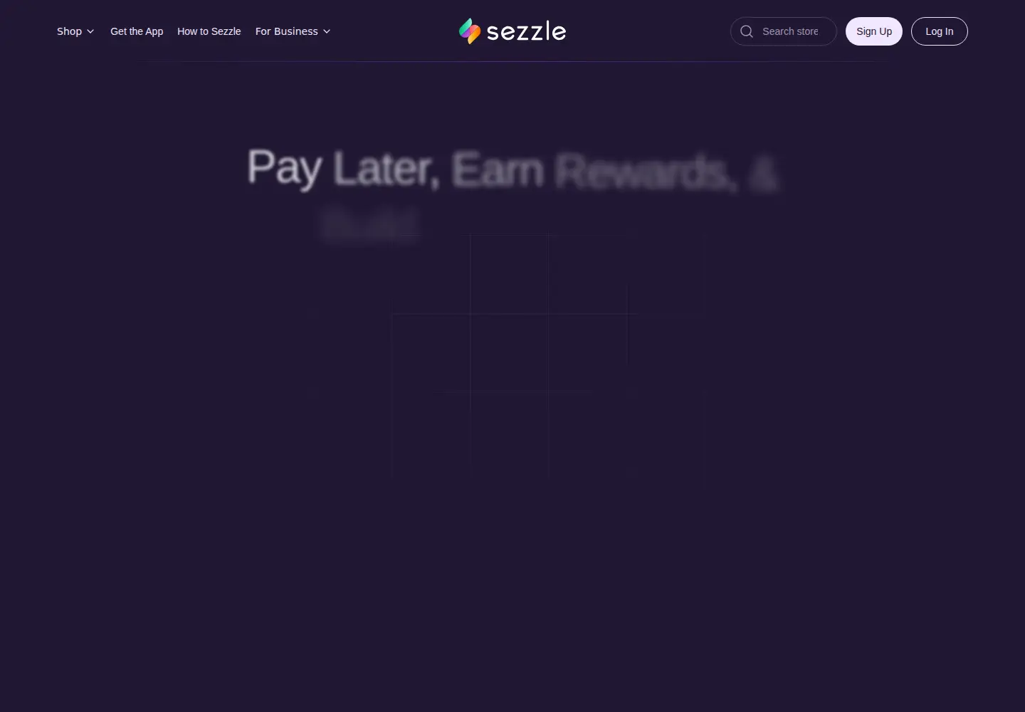 Screenshot of sezzle.com