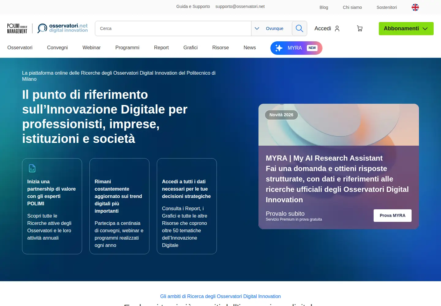 Screenshot of osservatori.net