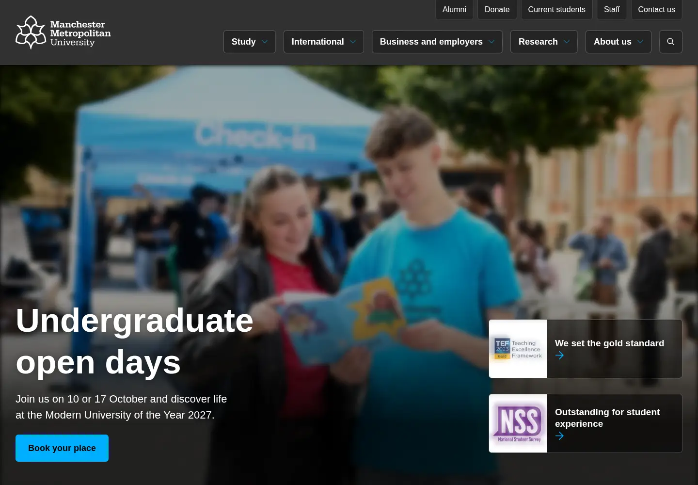 Screenshot of mmu.ac.uk