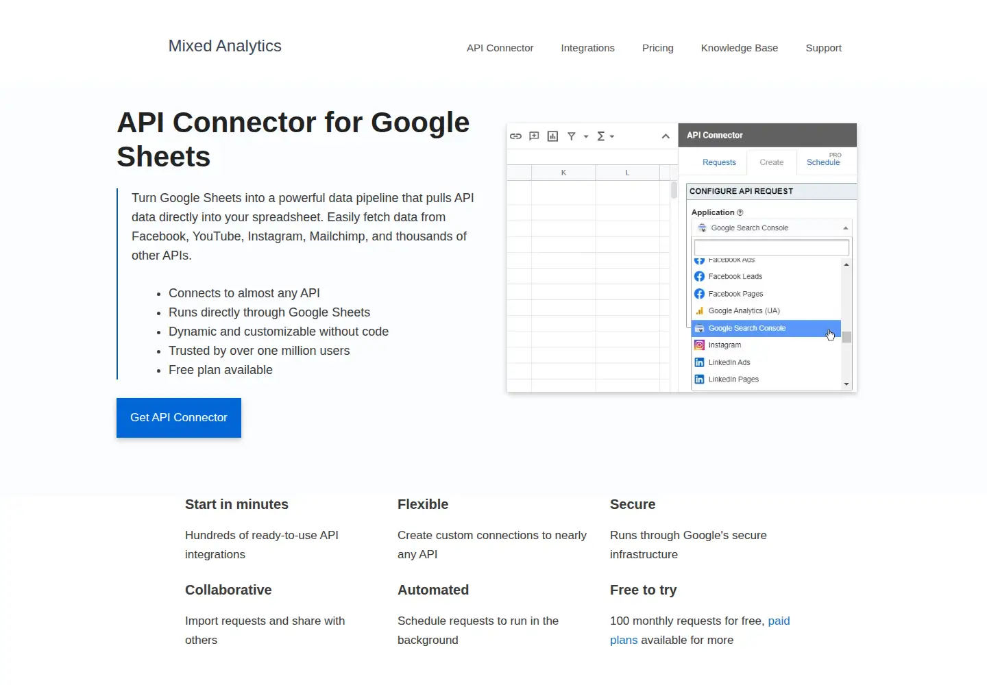 Screenshot of mixedanalytics.com