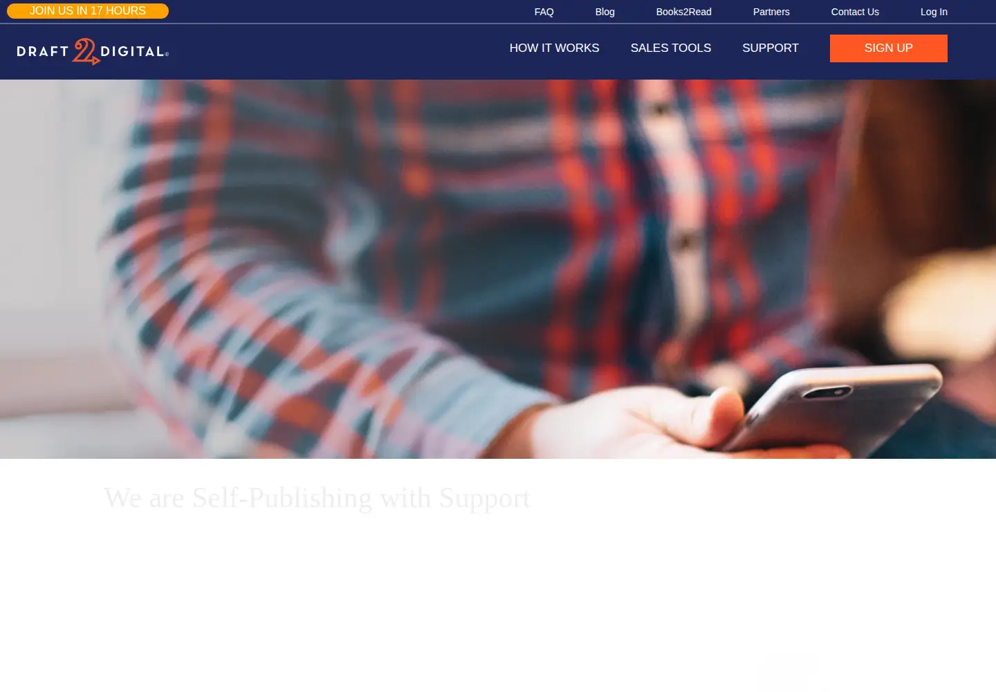 Screenshot of draft2digital.com
